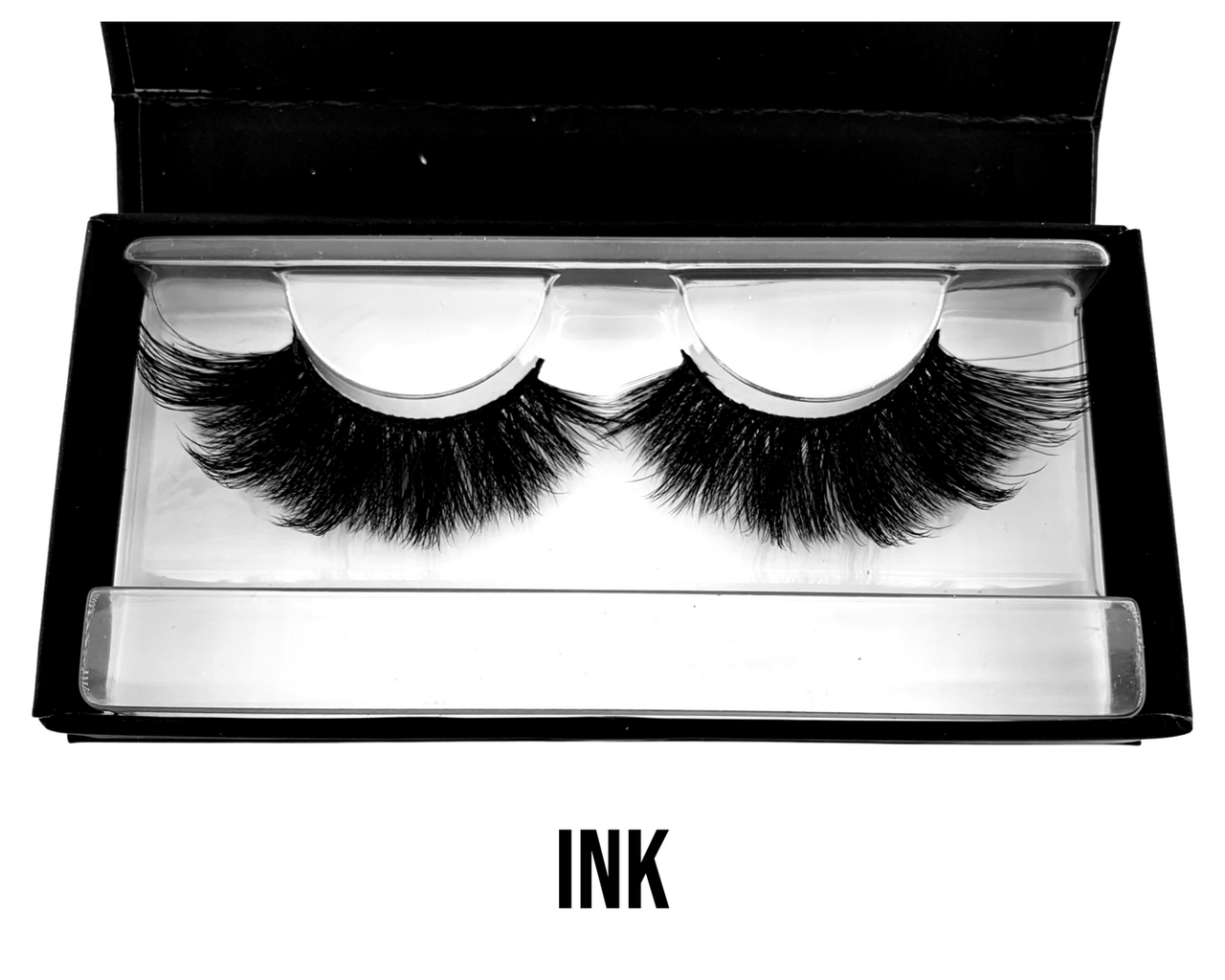 Long Fake Eyelashes | Noir Collection: Ink | Friinge